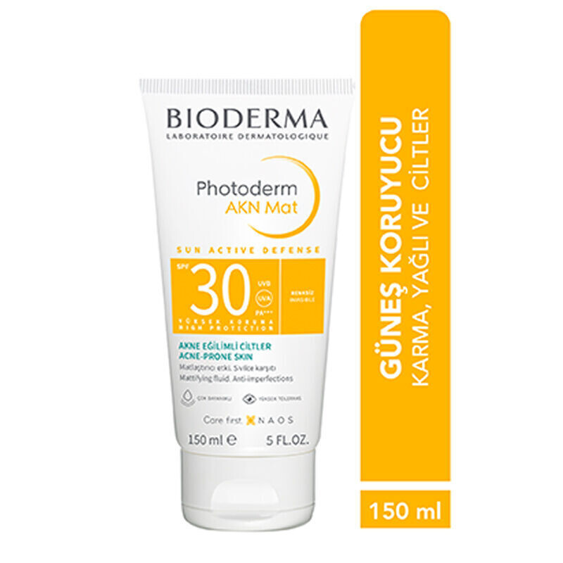 BIODERMA - Bioderma Photoderm AKN Mat Spf30+ Güneş Koruyucu Krem 150 ml