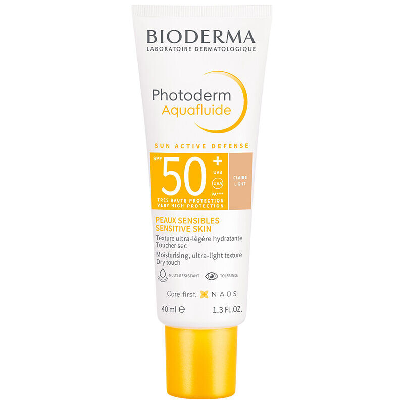 BIODERMA - Bioderma Photoderm SPF 50+ Aquafluide Renkli Güneş Kremi 40 ml - Light