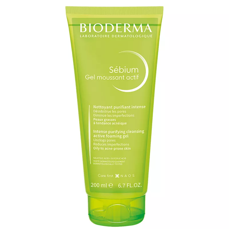 BIODERMA - Bioderma Sebium Foaming Gel Active 200 ml BIODERMA - Bioderma Sebium Foaming Gel Active 200 ml