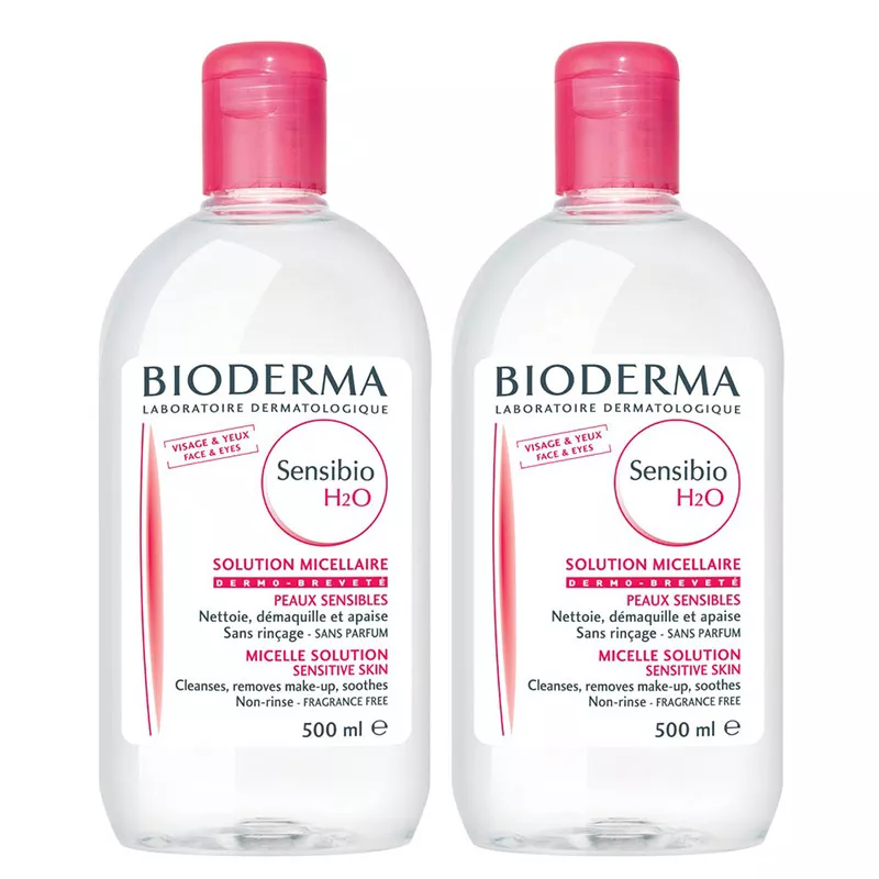 BIODERMA - Bioderma Sensibio H2O İkili Set 500 ml + 500 ml