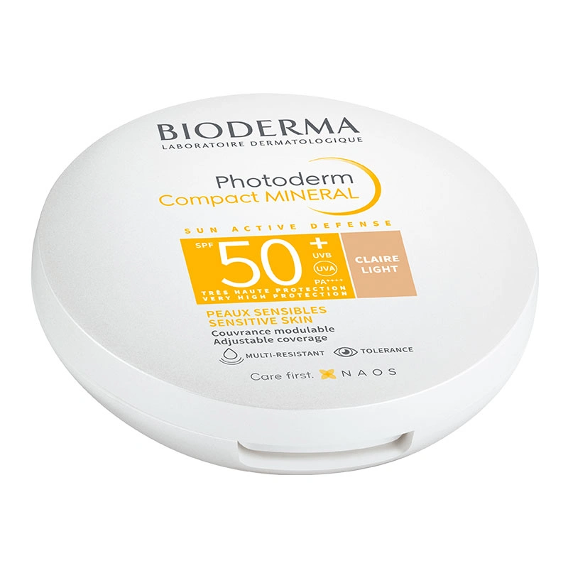 BIODERMA - Bioderma Photoderm Compact Mineral SPF50 Цвет 10 гр - Светлый.