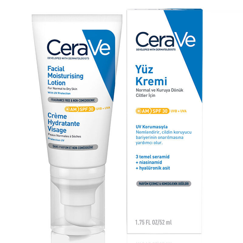 CeraVe - CeraVe SPF30 Nemlendirici Yüz Kremi 52 ml