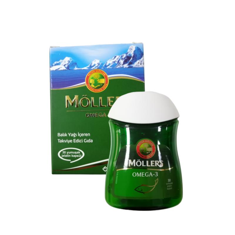 MÖLLERS - Mollers omega-3 норвежский рыбий жир натуральный в капсулах 30 шт.