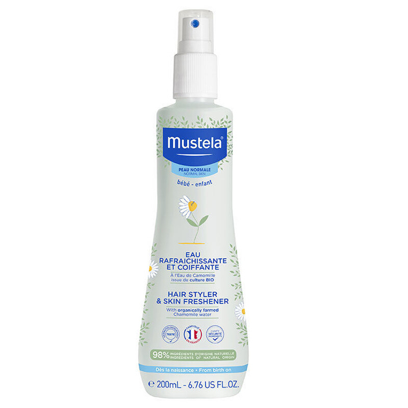 MUSTELA - MUSTELA Восстанавливающий и стильный спрей с органической ромашковой водой.