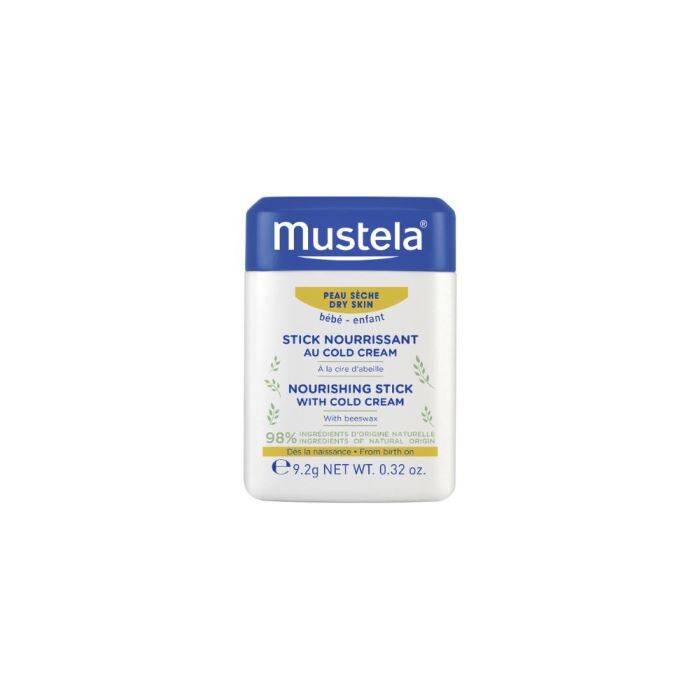 MUSTELA Питательный стик для губ и лица с колд-кремом.