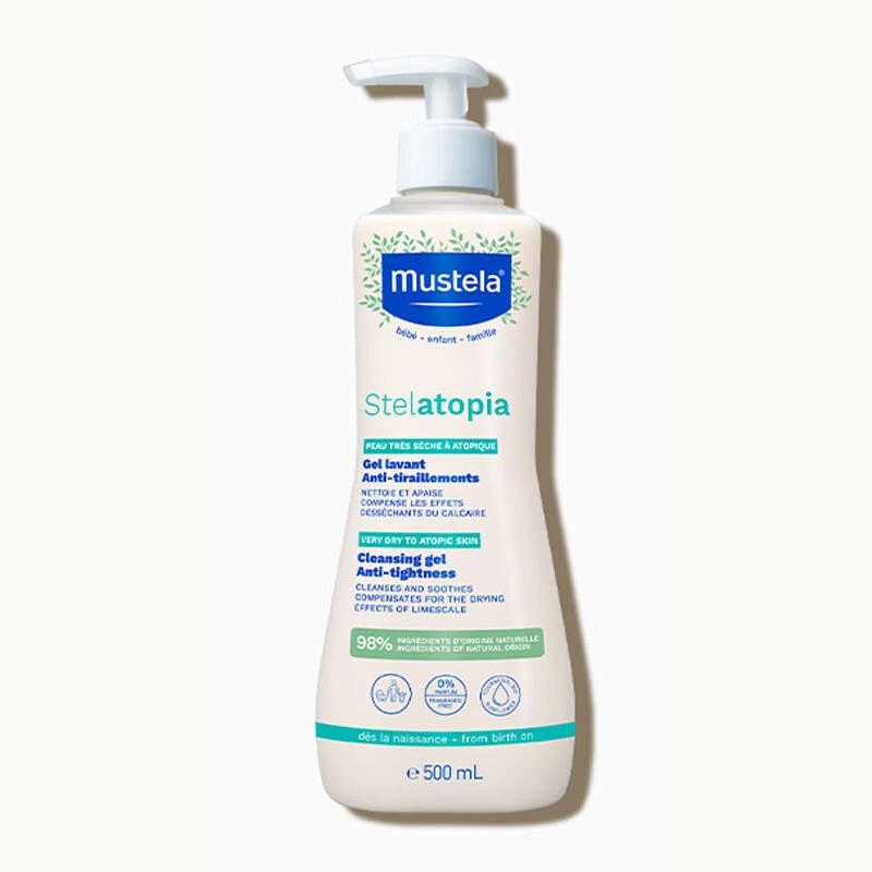 MUSTELA STELATOPIA ОЧИЩАЮЩИЙ ГЕЛЬ ДЛЯ СУХОЙ И АТОПИЧЕСКОЙ КОЖИ 500 мл.