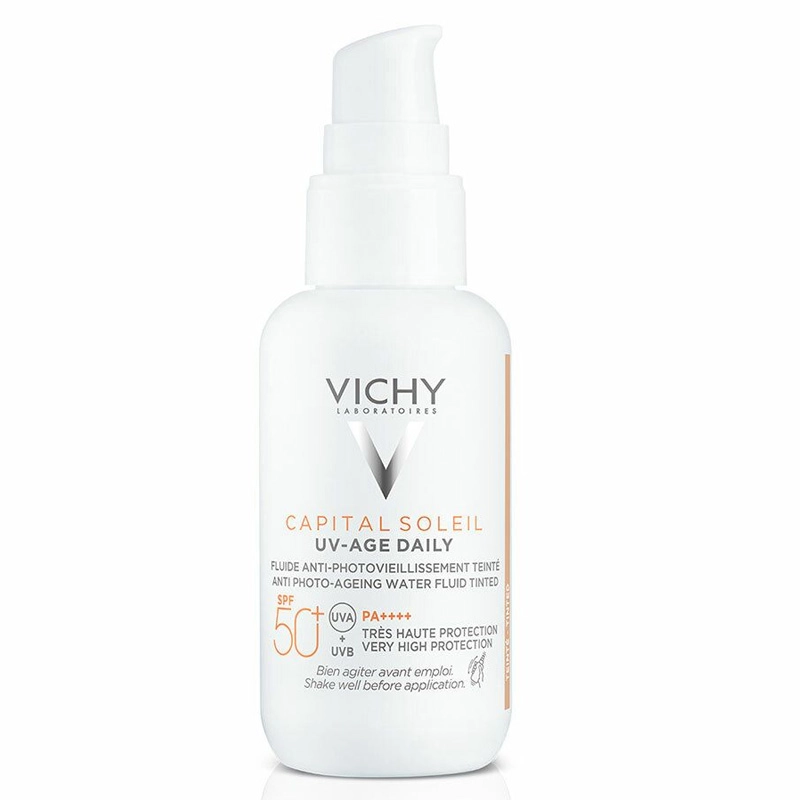 VICHY - Vichy Capital Soleil UV Yaşlanma Karşıtı Güneş Kremi SPF 50 40 ml - Renkli VICHY - Vichy Capital Soleil UV Yaşlanma Karşıtı Güneş Kremi SPF 50 40 ml - Renkli