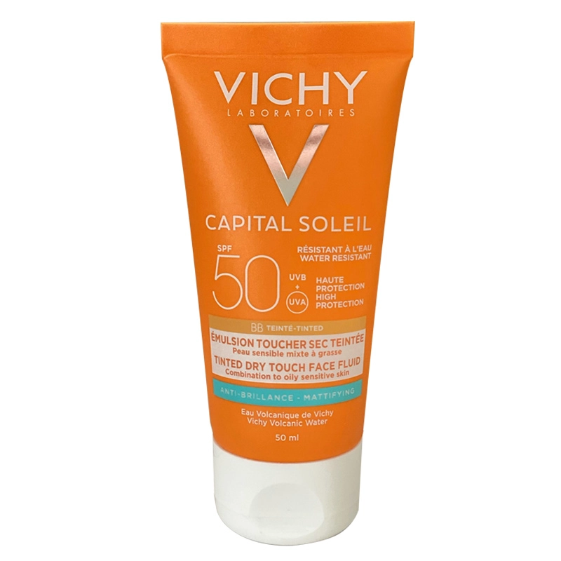 VICHY - VICHY IDEAL SOLEIL BB CREAM FOR OILY SKIN SPF 50 50 ML VICHY - VICHY IDEAL SOLEIL BB CREAM FOR OILY SKIN SPF 50 50 ML